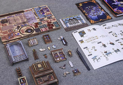 Desktrim™ | Diy Book Nook Shelf - The Nebula Rest Room