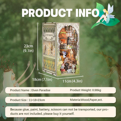 Desktrim™ | Diy Book Nook Shelf - Elves Paradise