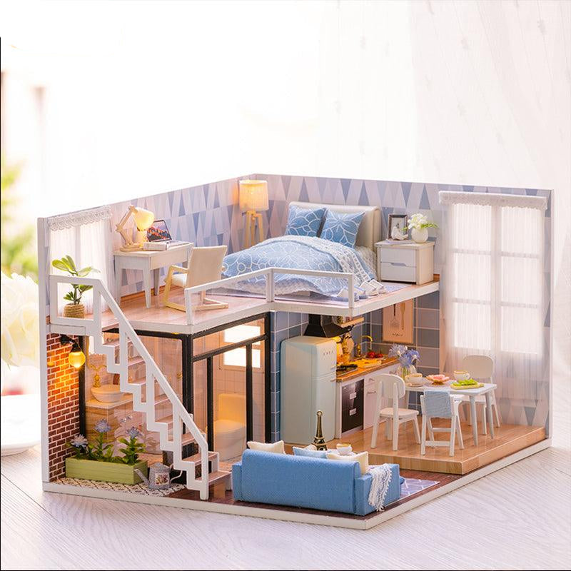 Desktrim™ | DIY Dollhouse Kit (Blue Time)