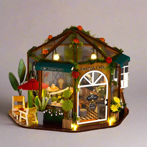 Desktrim™ | DIY Dollhouse Kit (Garden Cafe)