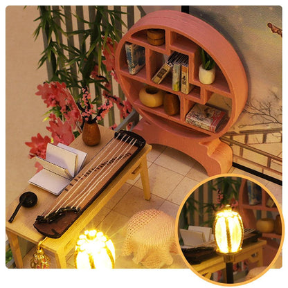 Desktrim™ | DIY Dollhouse Kit (Guqin Pavilion)