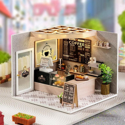 Desktrim™ | DIY Dollhouse Kit (Leisurely Coffee Shop)