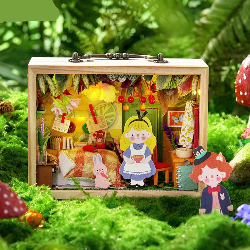 Desktrim™ | DIY Dollhouse Kit (Small Wooden Box)