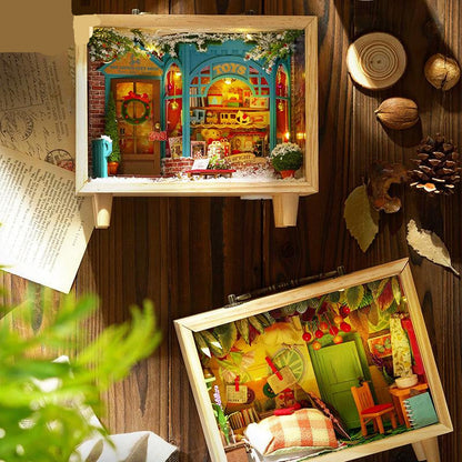 Desktrim™ | DIY Dollhouse Kit (Small Wooden Box)