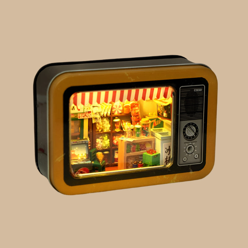 Desktrim™ | DIY Dollhouse Kit (Retro TV Miniature Room - TH18-20)