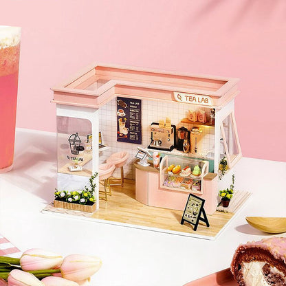 Desktrim™ | DIY Dollhouse Kit (Sunny Tea Station)