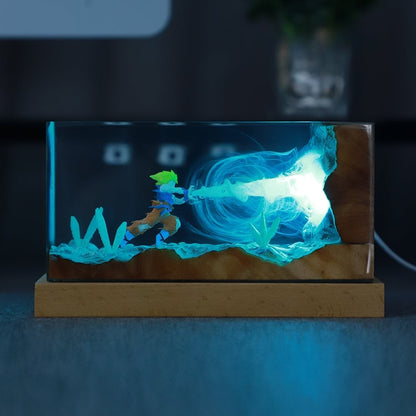 Desktrim™ | Dragon Ball Z Kakarot Resin RGB Night Light lamp Desktop Decoration