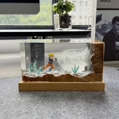 Desktrim™ | Dragon Ball Z Kakarot Resin RGB Night Light lamp Desktop Decoration