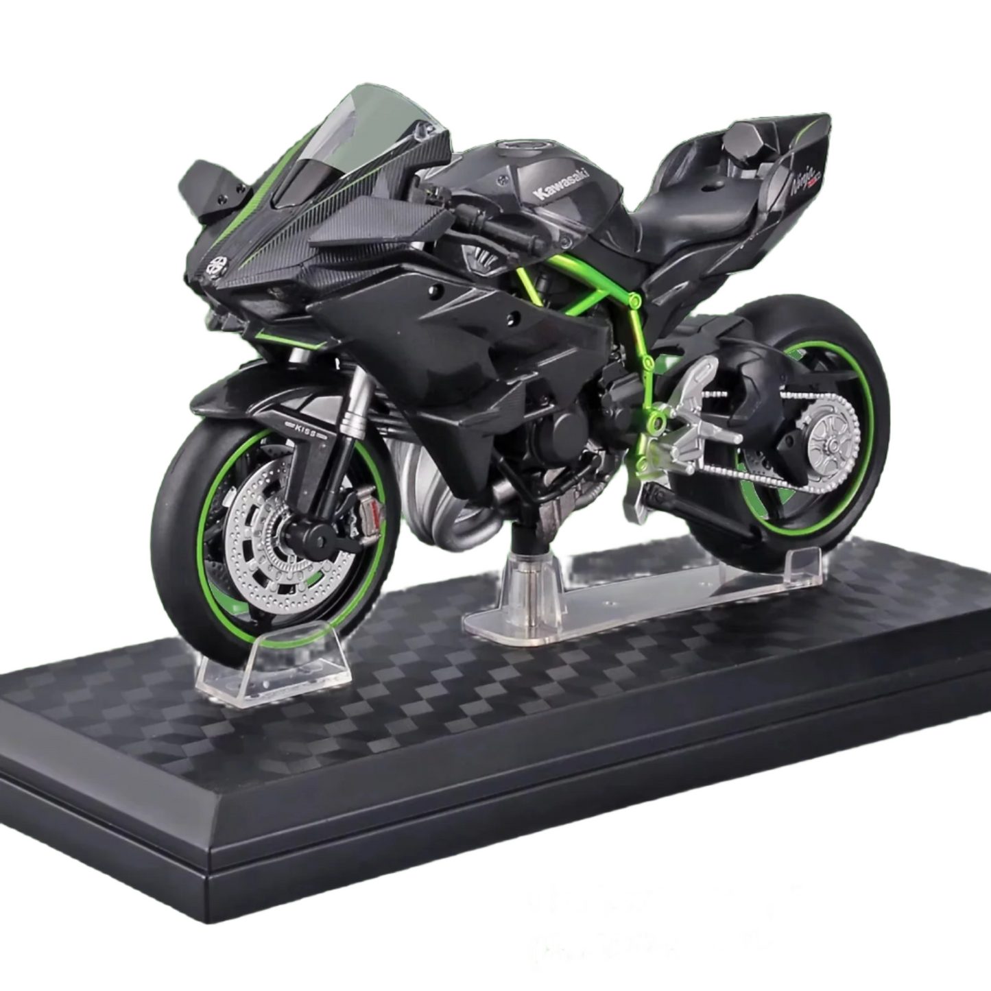 Desktrim™ | Elite 1:12 Ninja H2R Motorcycle Die-Cast Model