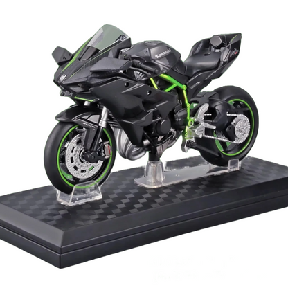 Desktrim™ | Elite 1:12 Ninja H2R Motorcycle Die-Cast Model