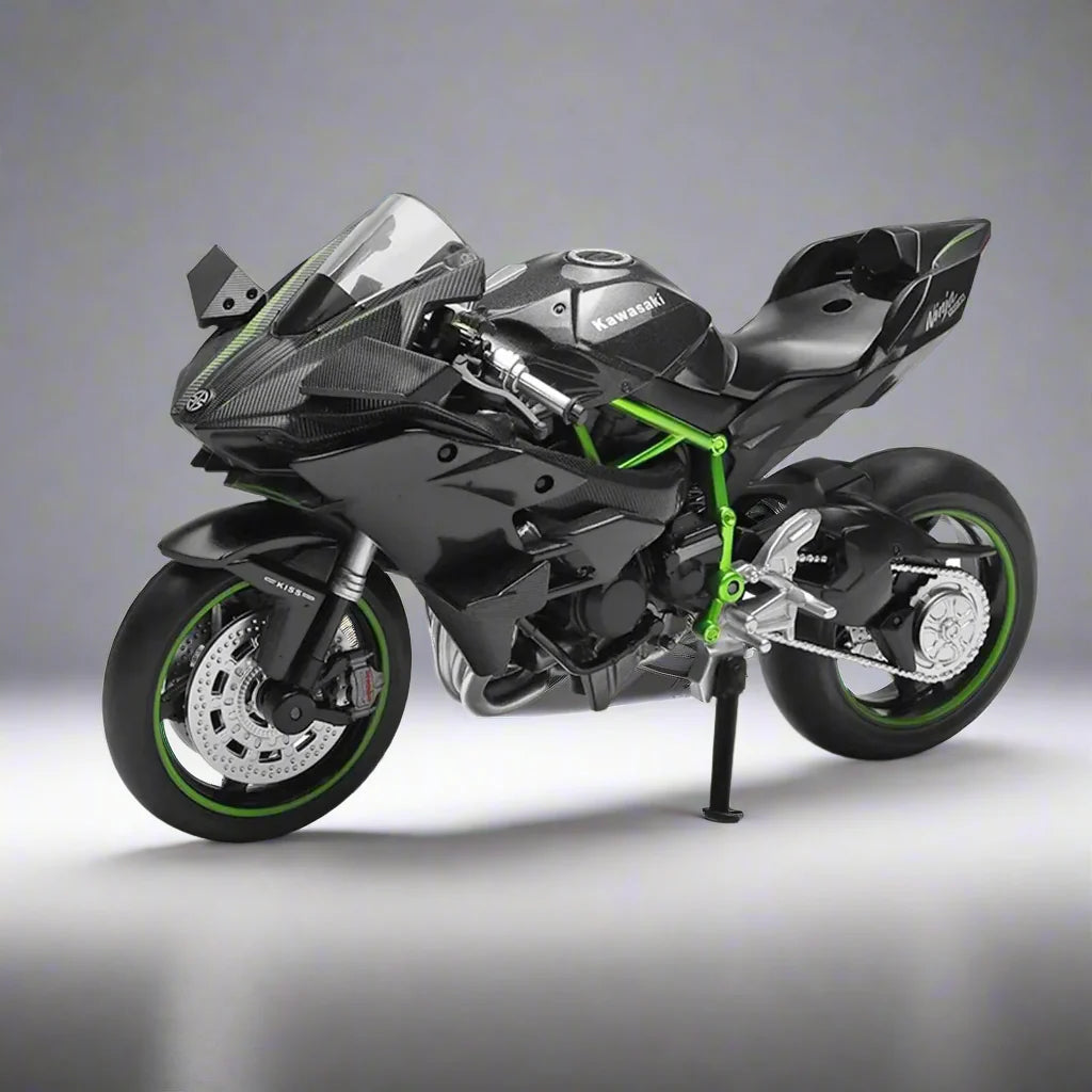 Desktrim™ | Elite 1:12 Ninja H2R Motorcycle Die-Cast Model