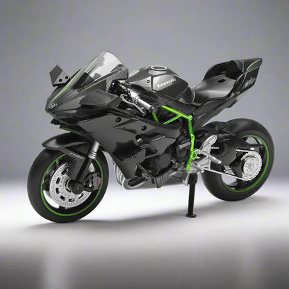 Desktrim™ | Elite 1:12 Ninja H2R Motorcycle Die-Cast Model