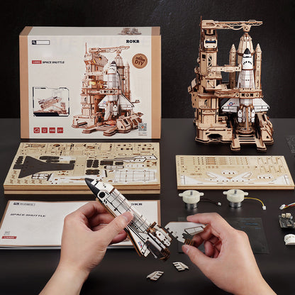 Galactic Launch Commander Space Shuttle 3D Wooden Puzzle