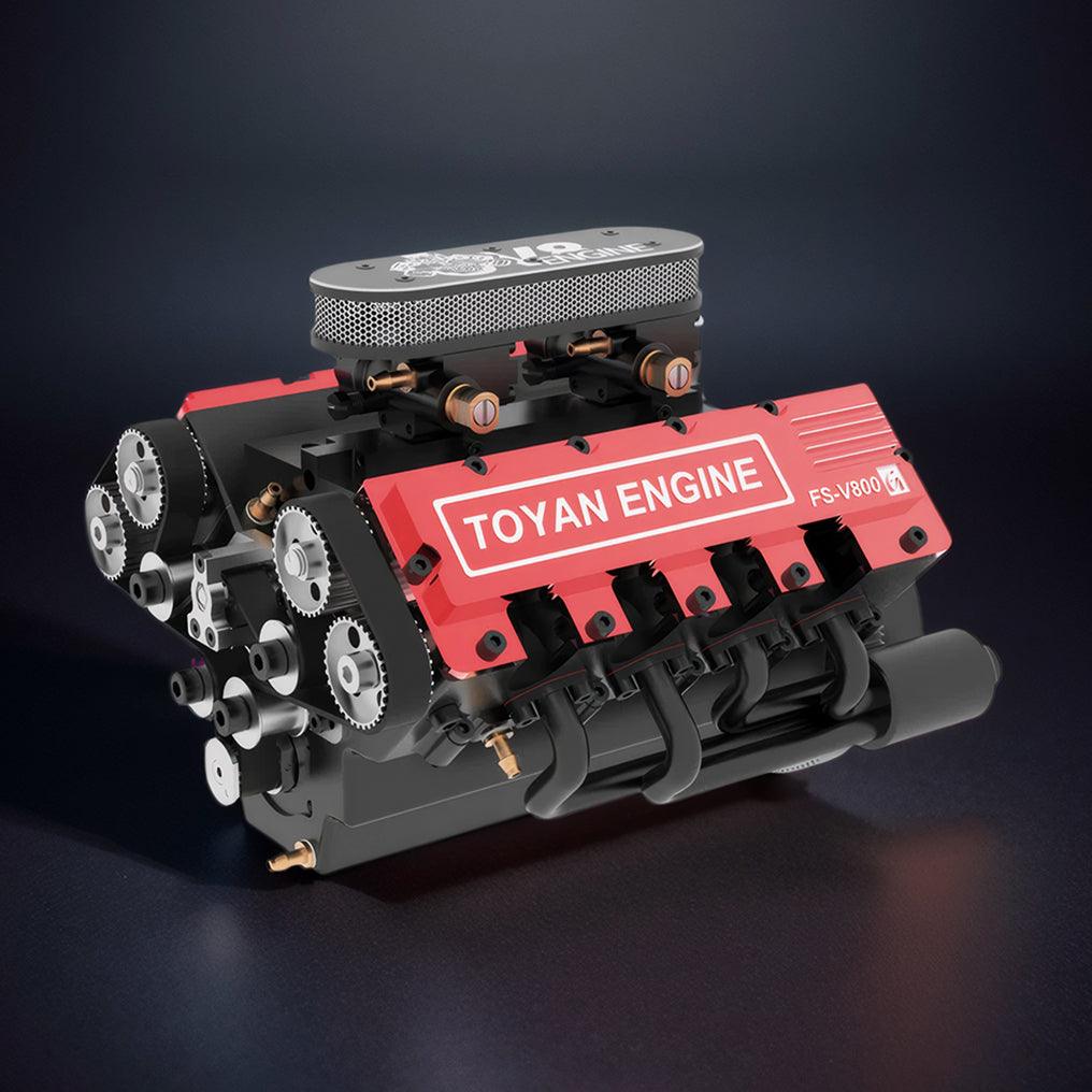 Desktrim™ | DIY V8 Engine Model That Run 28cc Gasoline/Nitro Engine KIT FS-V800