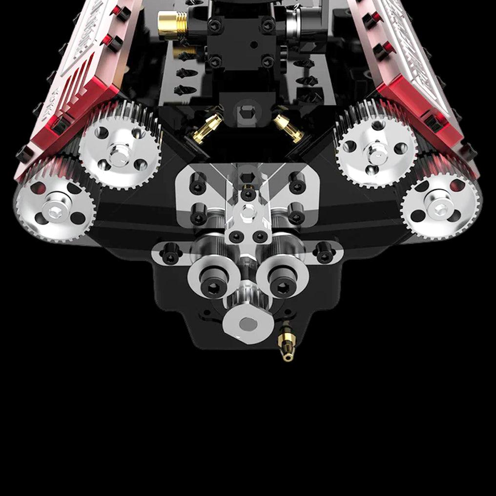 Desktrim™ | DIY V8 Engine Model That Run 28cc Gasoline/Nitro Engine KIT FS-V800