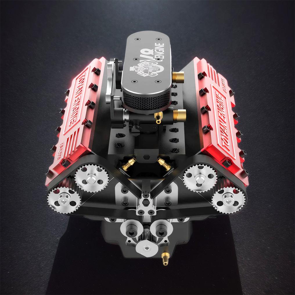 Desktrim™ | DIY V8 Engine Model That Run 28cc Gasoline/Nitro Engine KIT FS-V800
