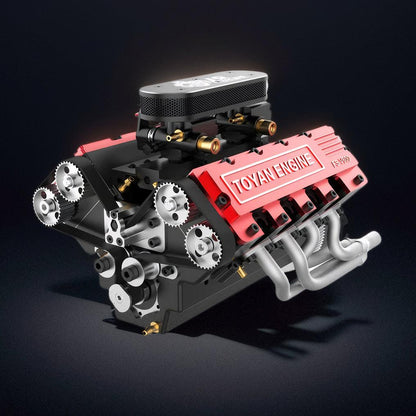Desktrim™ | DIY V8 Engine Model That Run 28cc Gasoline/Nitro Engine KIT FS-V800