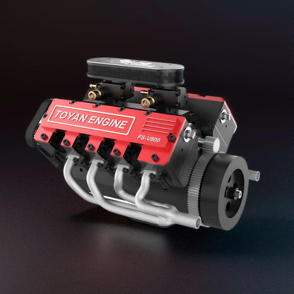 Desktrim™ | DIY V8 Engine Model That Run 28cc Gasoline/Nitro Engine KIT FS-V800