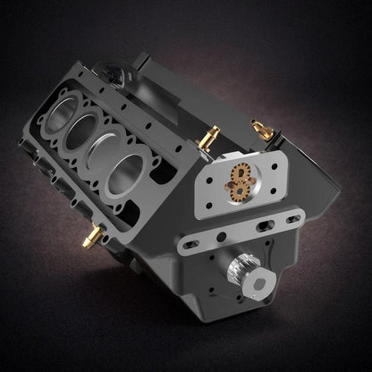 Desktrim™ | DIY V8 Engine Model That Run 28cc Gasoline/Nitro Engine KIT FS-V800