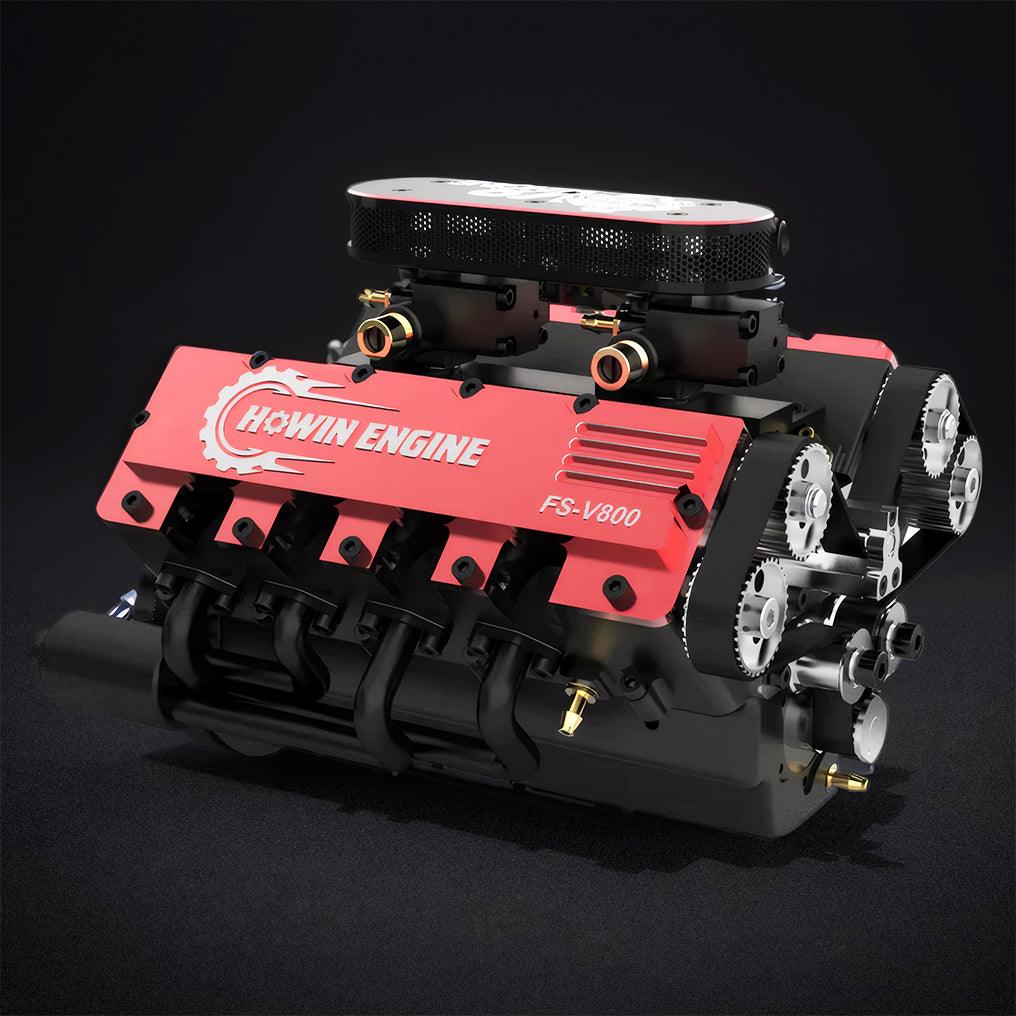 Desktrim™ | DIY V8 Engine Model That Run 28cc Gasoline/Nitro Engine KIT FS-V800