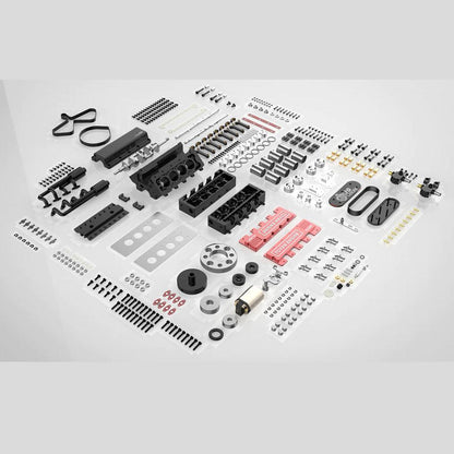 Desktrim™ | DIY V8 Engine Model That Run 28cc Gasoline/Nitro Engine KIT FS-V800
