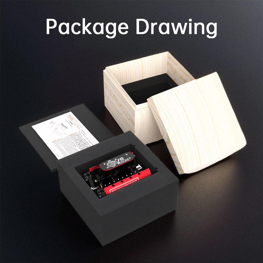 Desktrim™ | DIY V8 Engine Model That Run 28cc Gasoline/Nitro Engine KIT FS-V800