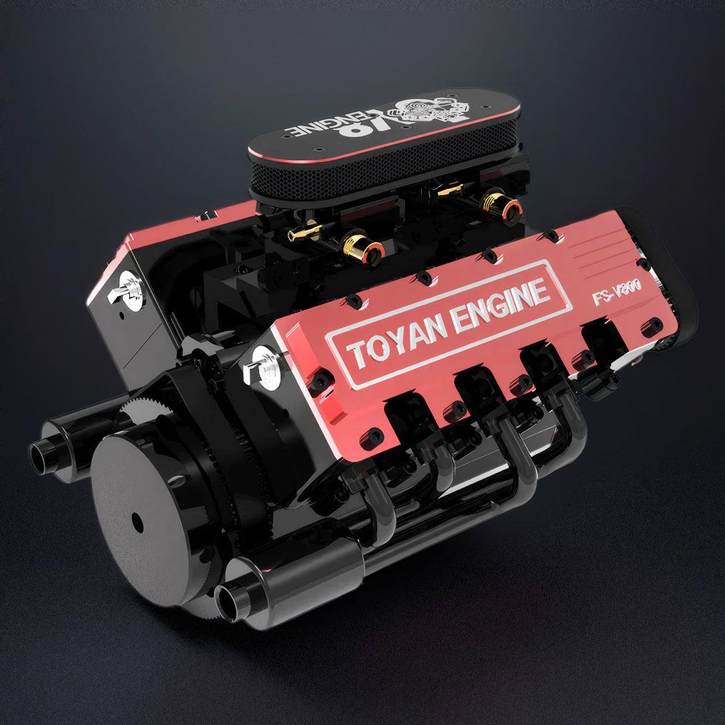 Desktrim™ | DIY V8 Engine Model That Run 28cc Gasoline/Nitro Engine KIT FS-V800