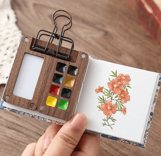 Desktrim™ | Pocket-Sized Watercolor Kit: Paint Anywhere, Anytime!