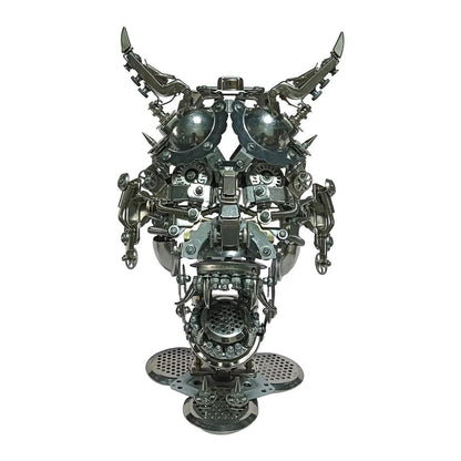 Desktrim™ | DIY 3D Mechanical Punk Hannya Japanese Ghast Mask Metal Puzzles Assembly Model