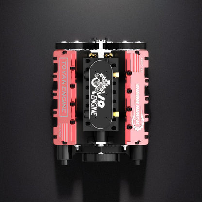 Desktrim™ | DIY V8 Engine Model With Starter Kit That Run 28cc Gasoline/Nitro Engine KIT FS-V800