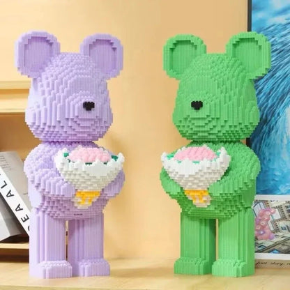 Desktrim™ | 3800 Piece Large Bear Character Construction Toy - Building Blocks Set