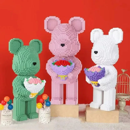 Desktrim™ | 3800 Piece Large Bear Character Construction Toy - Building Blocks Set