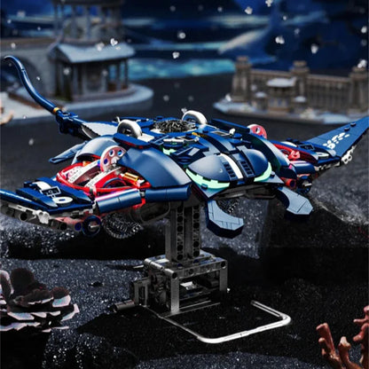 Desktrim™ | Mechanical Devil Fish Building Blocks Set