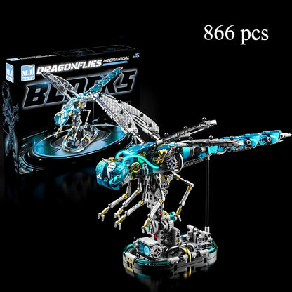 Desktrim™ | Mechanical Dragonfly Building Blocks Set