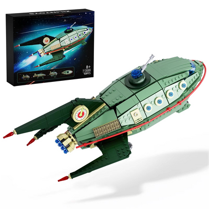 Desktrim™ | Mechanical Galactic Express Spaceship Building Blocks Set