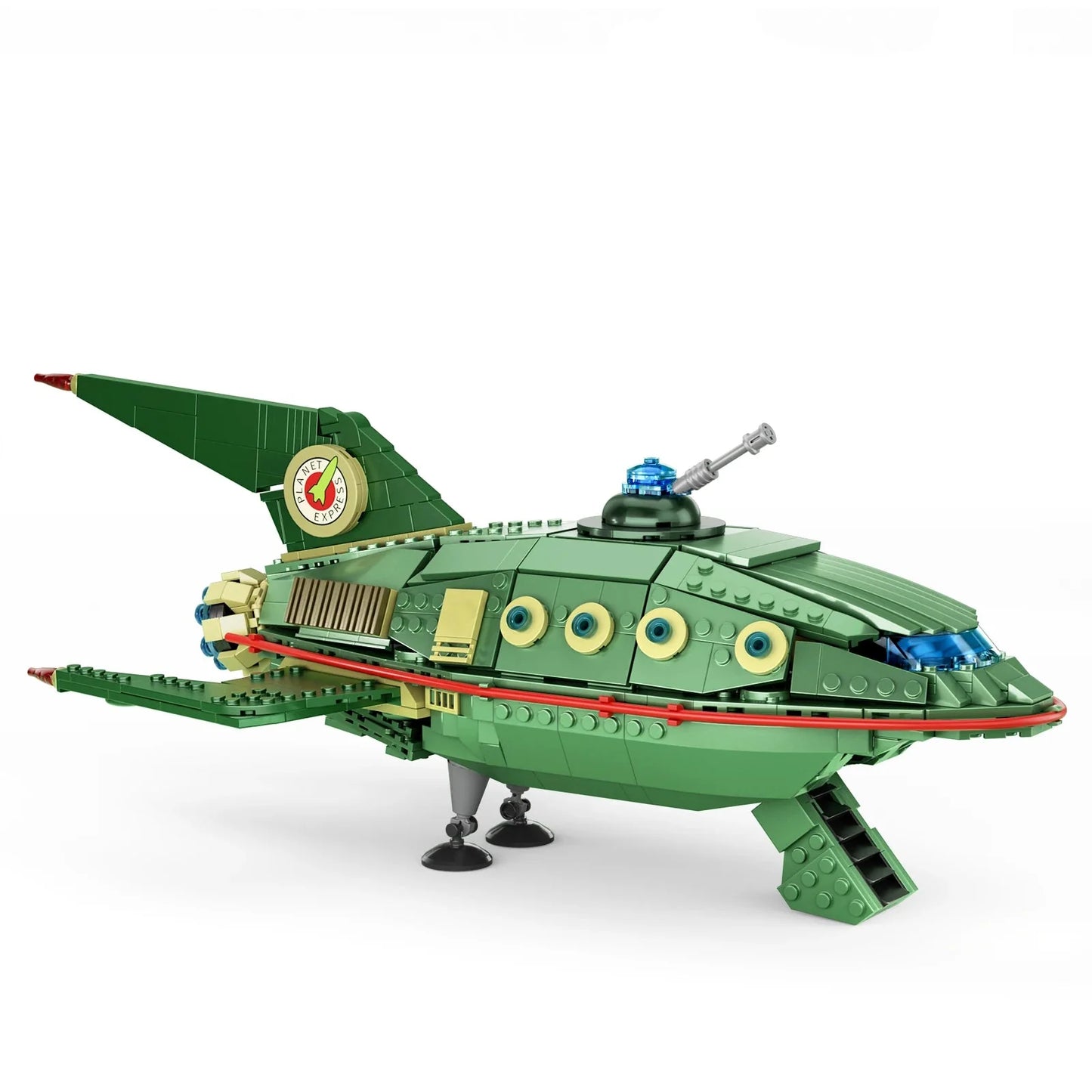 Desktrim™ | Mechanical Galactic Express Spaceship Building Blocks Set