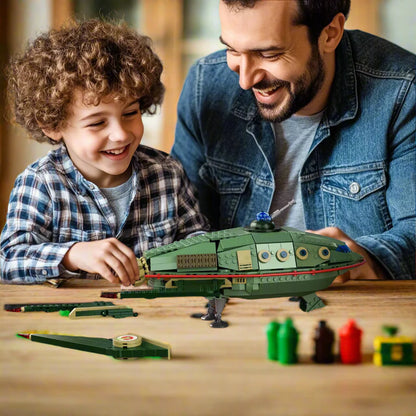 Desktrim™ | Mechanical Galactic Express Spaceship Building Blocks Set