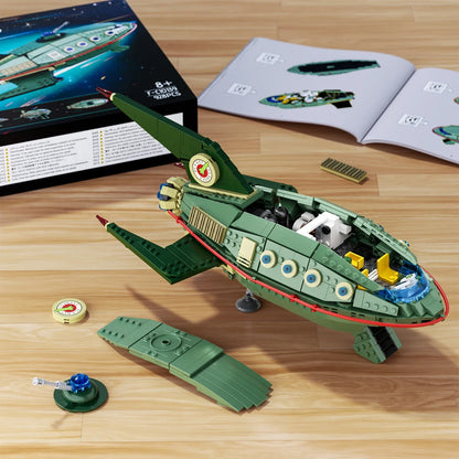 Desktrim™ | Mechanical Galactic Express Spaceship Building Blocks Set