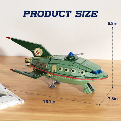 Desktrim™ | Mechanical Galactic Express Spaceship Building Blocks Set