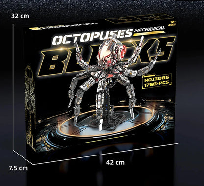 Desktrim™ | Mechanical Octopus Building Blocks Set