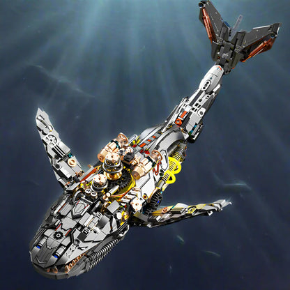 Desktrim™ | Mechanical Whale Building Blocks Set