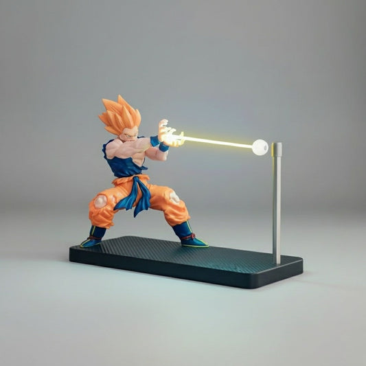 Desktrim™ | New Model Dragon Ball Super Saiyan Magnetic Light Beam Figurine
