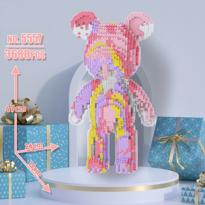 Desktrim™ | 3688 Piece Oversized Bear Character DIY Gift Model - Building Blocks Set