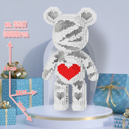 Desktrim™ | 3688 Piece Oversized Bear Character DIY Gift Model - Building Blocks Set