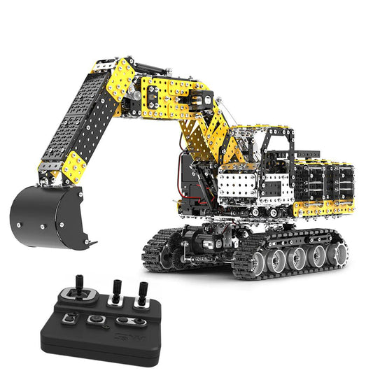Desktrim™ | Remote Control Metal Excavator 3D Puzzle - 2544 Precision Parts