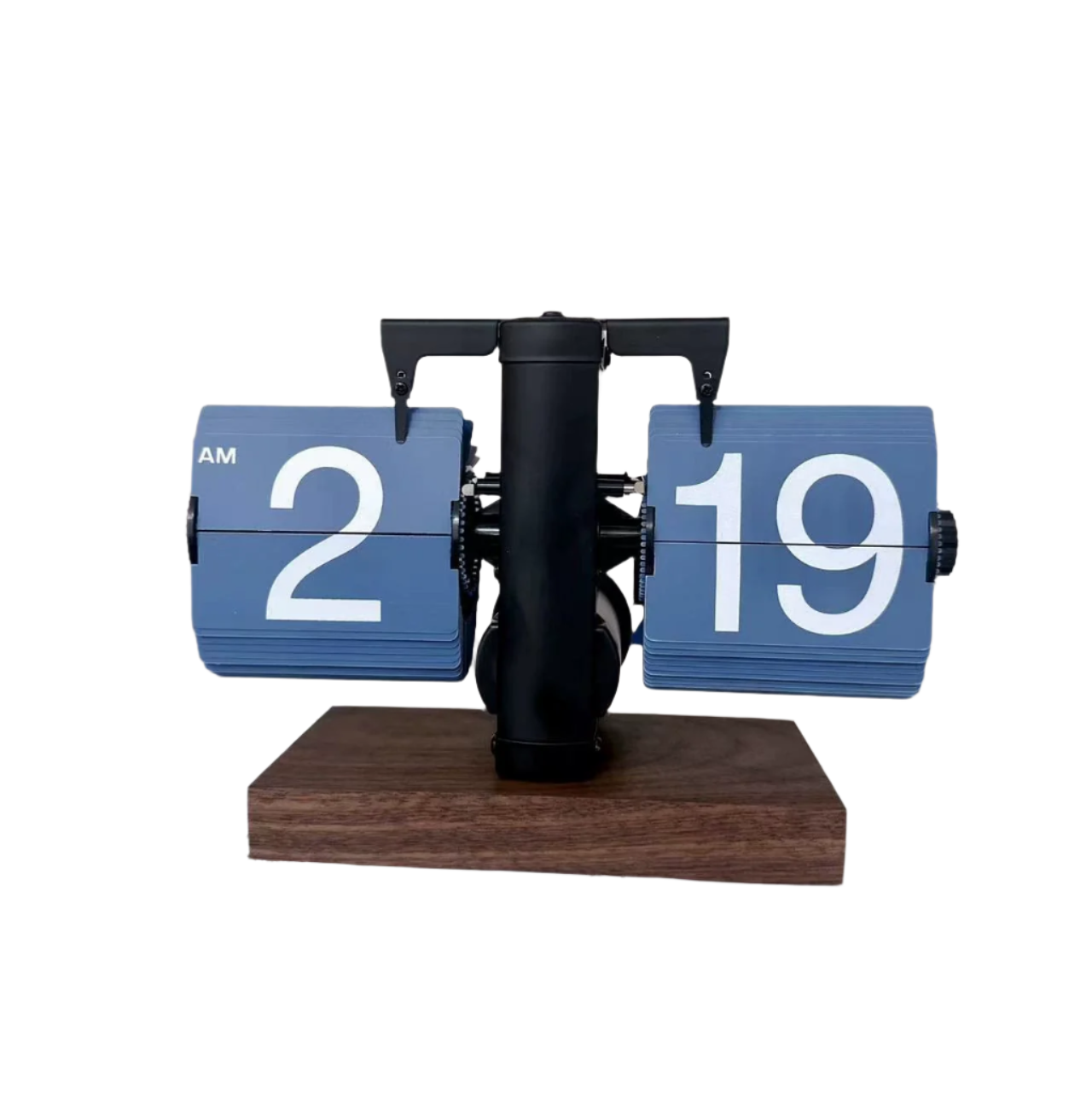 Retro Flip Down Clock with Automatic Rotating - Digital Desk Clock Vintage Table Clock Home Decor