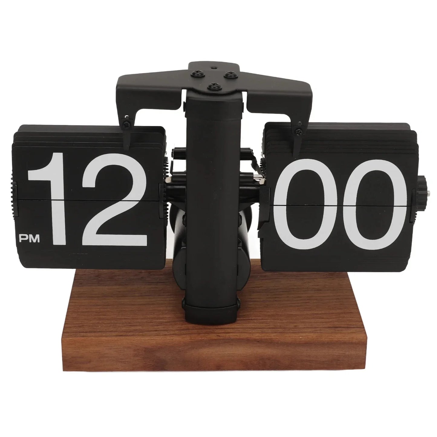 Retro Flip Down Clock with Automatic Rotating - Digital Desk Clock Vintage Table Clock Home Decor