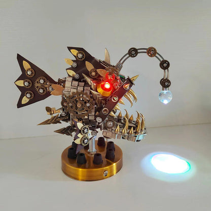 Desktrim™ | DIY 3D Mechanical Anglefish Metal Model Puzzles Building Block Set 1064PCS+