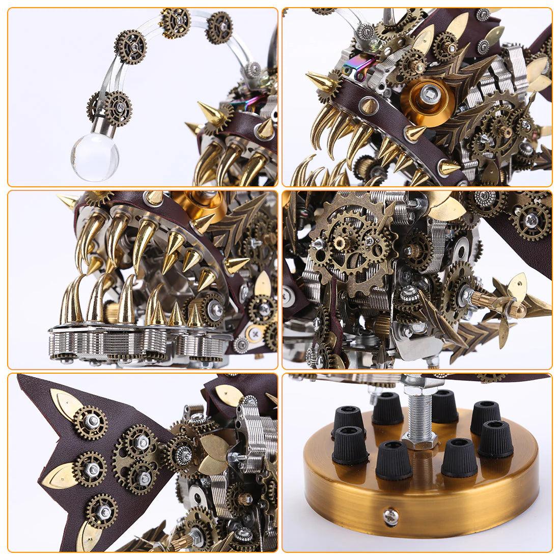 Desktrim™ | DIY 3D Mechanical Anglefish Metal Model Puzzles Building Block Set 1064PCS+