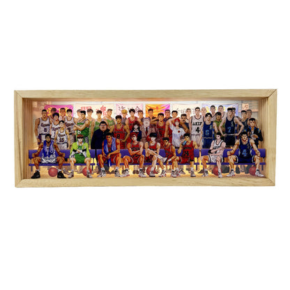 Desktrim™ | Anime Legends Acrylic Family Photo (LED Light)